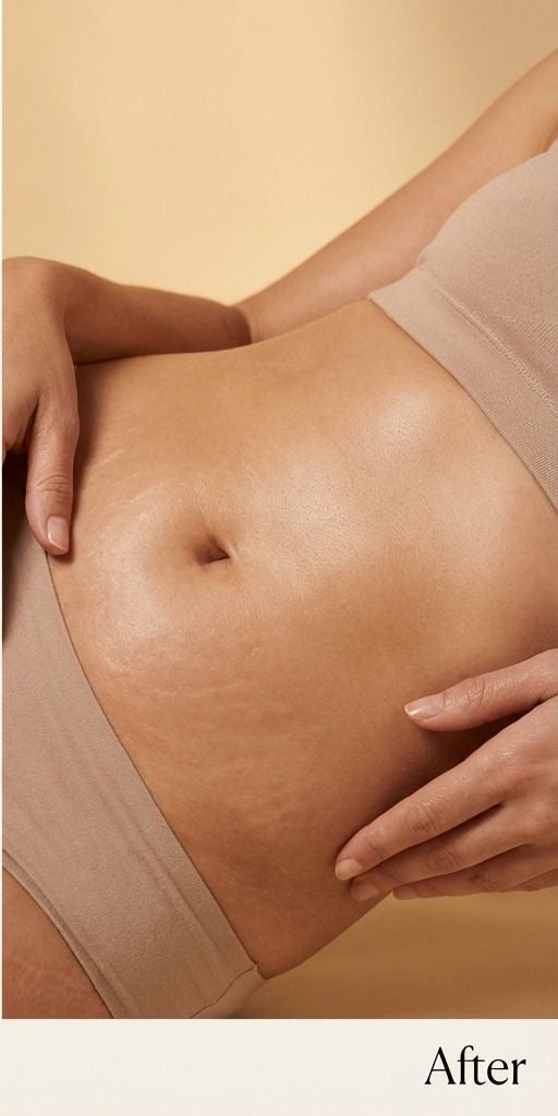 After β SkinMush Iced Pomegranate Whipped Repair Body Butter 250ml | Stretch Marks & Scars