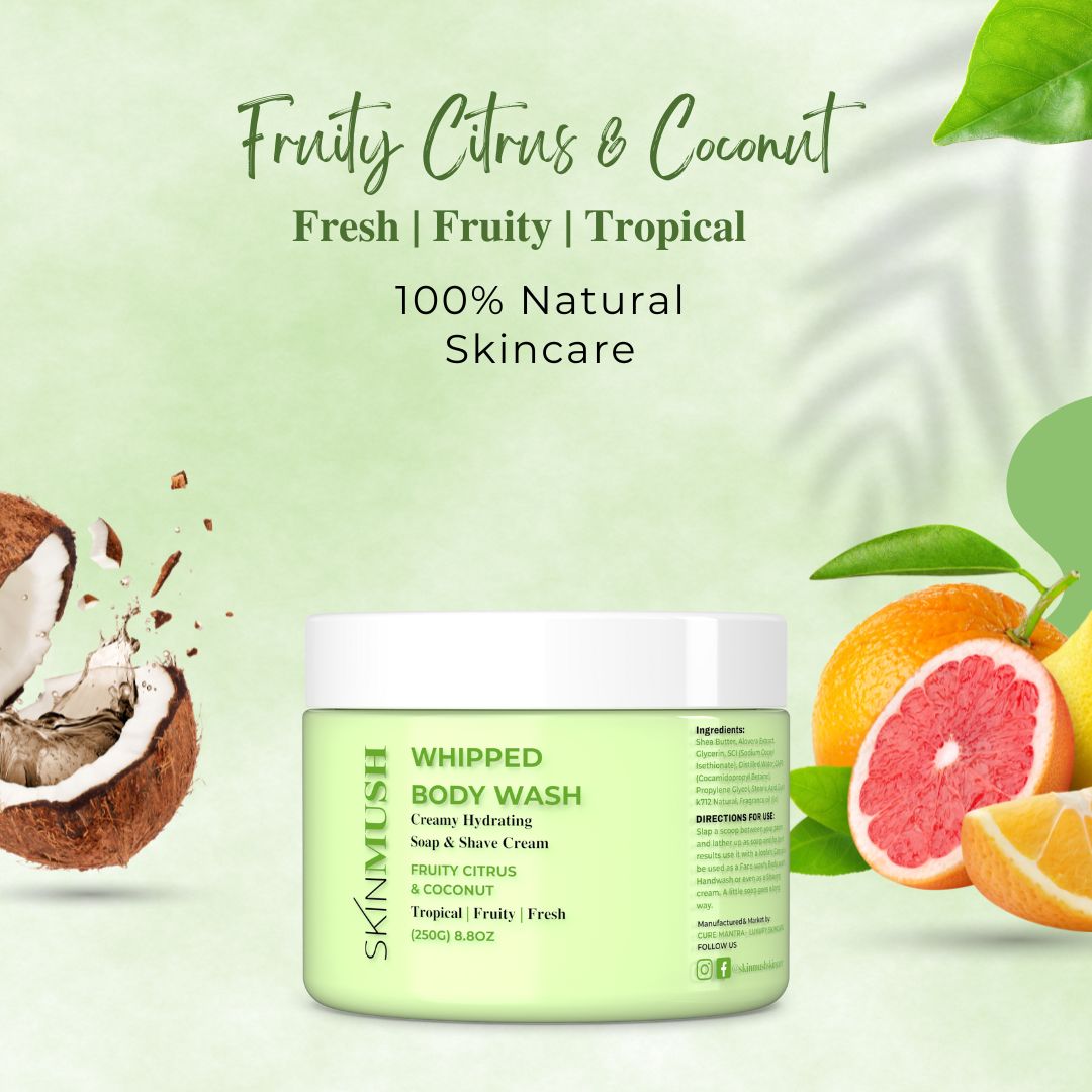 Fruity Citrus & Coco Lime Whipped Soap & Shave Body Wash Best Seller