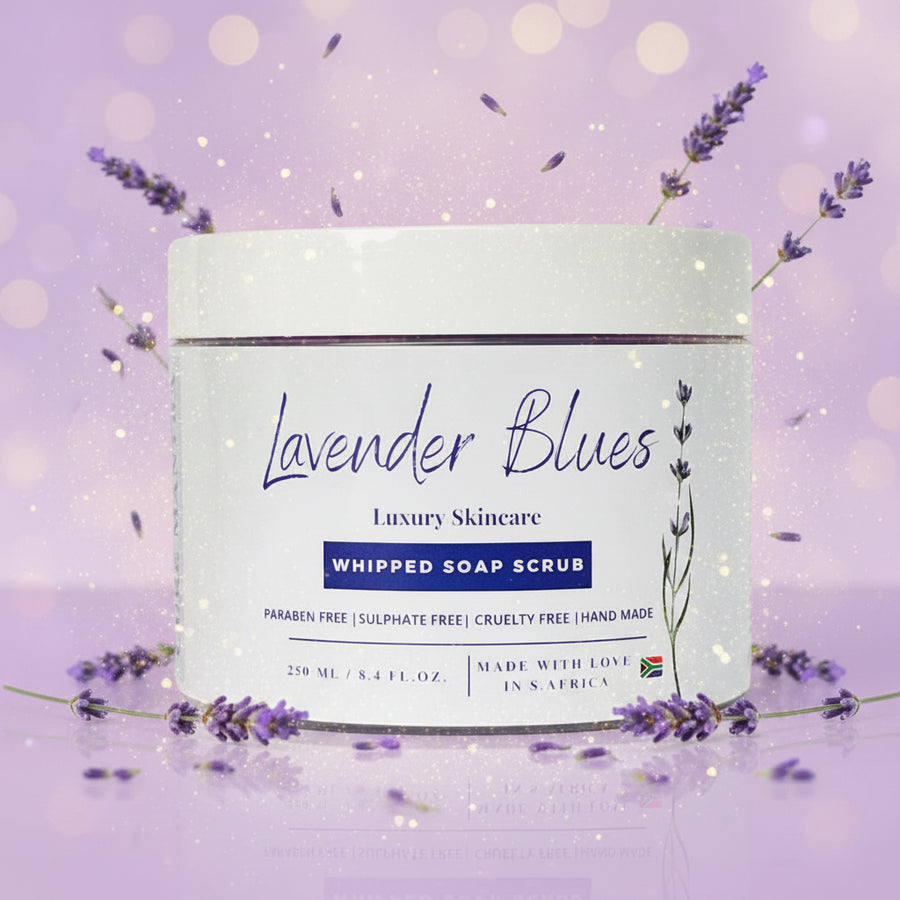 Lavender Blues Whipped Soap Scrub 250 ml