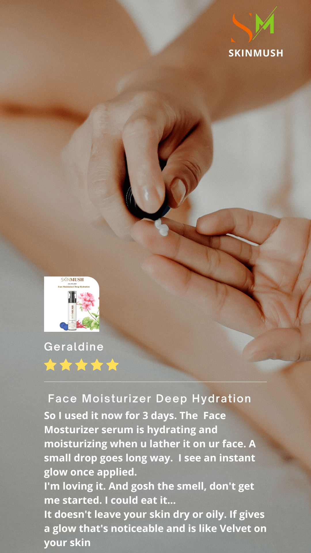 1% hyaluronic acid moisturizer review
