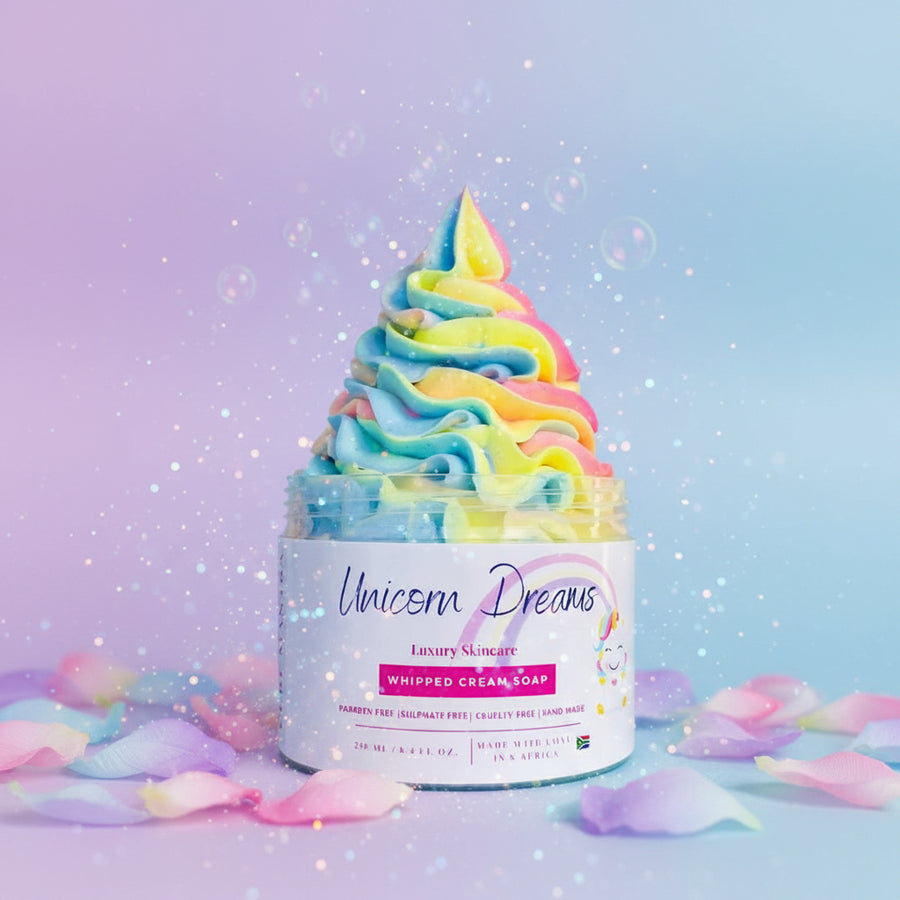Unicorn Dreams Whipped Soap 250ml | Moisturising Whipped Soap